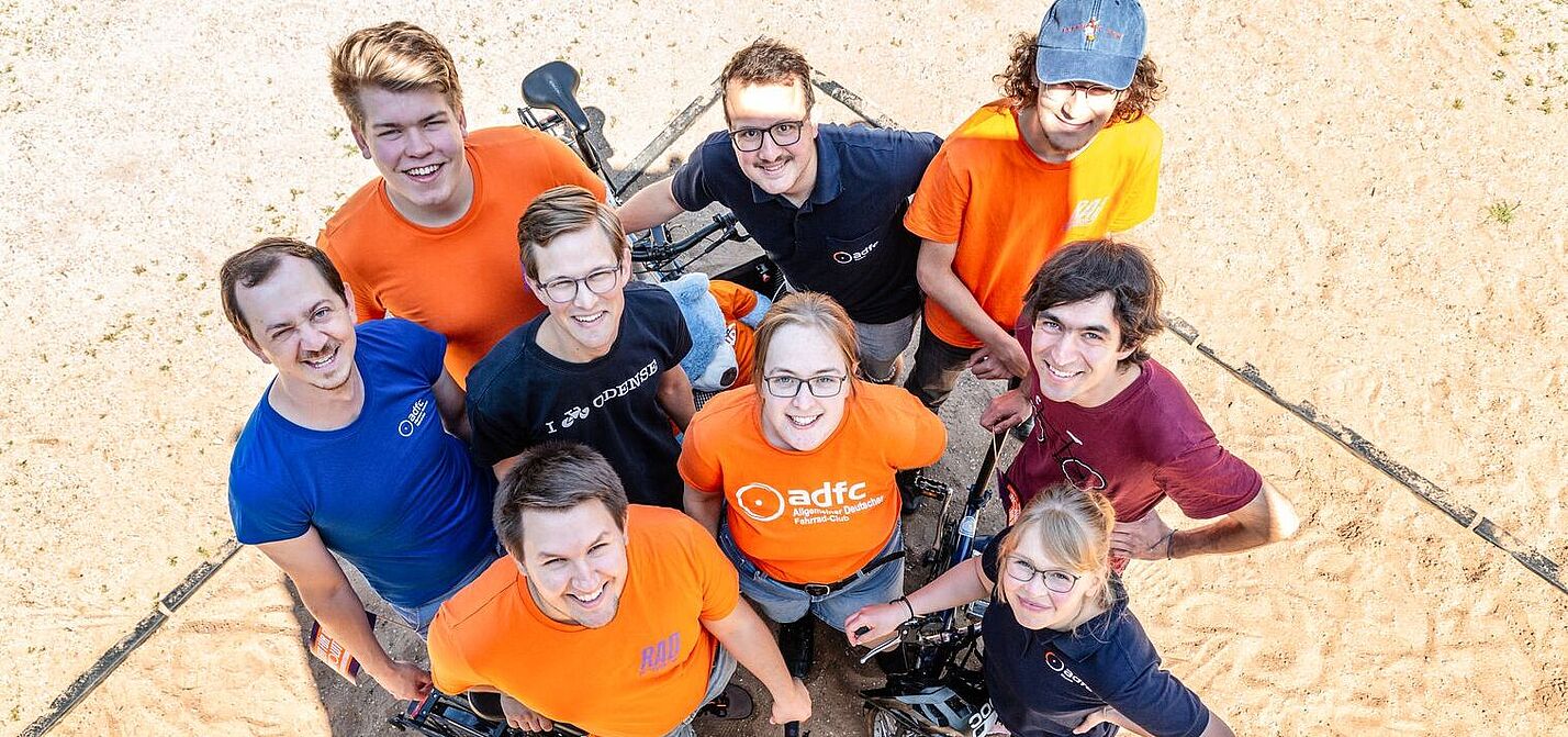 Die ADFC-Arbeitsgruppe Junge Menschen.