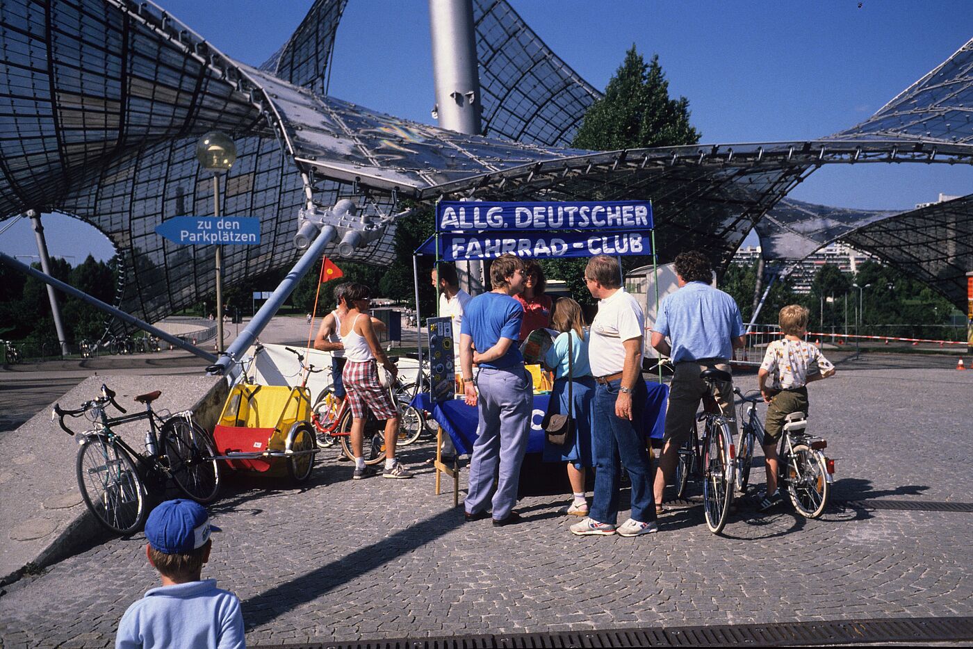 ADFC-Stand im Olympiapark