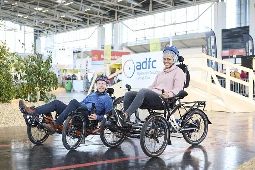 Fahrradparcours auf der f.re.e Fahrradparcours auf der f.re.e