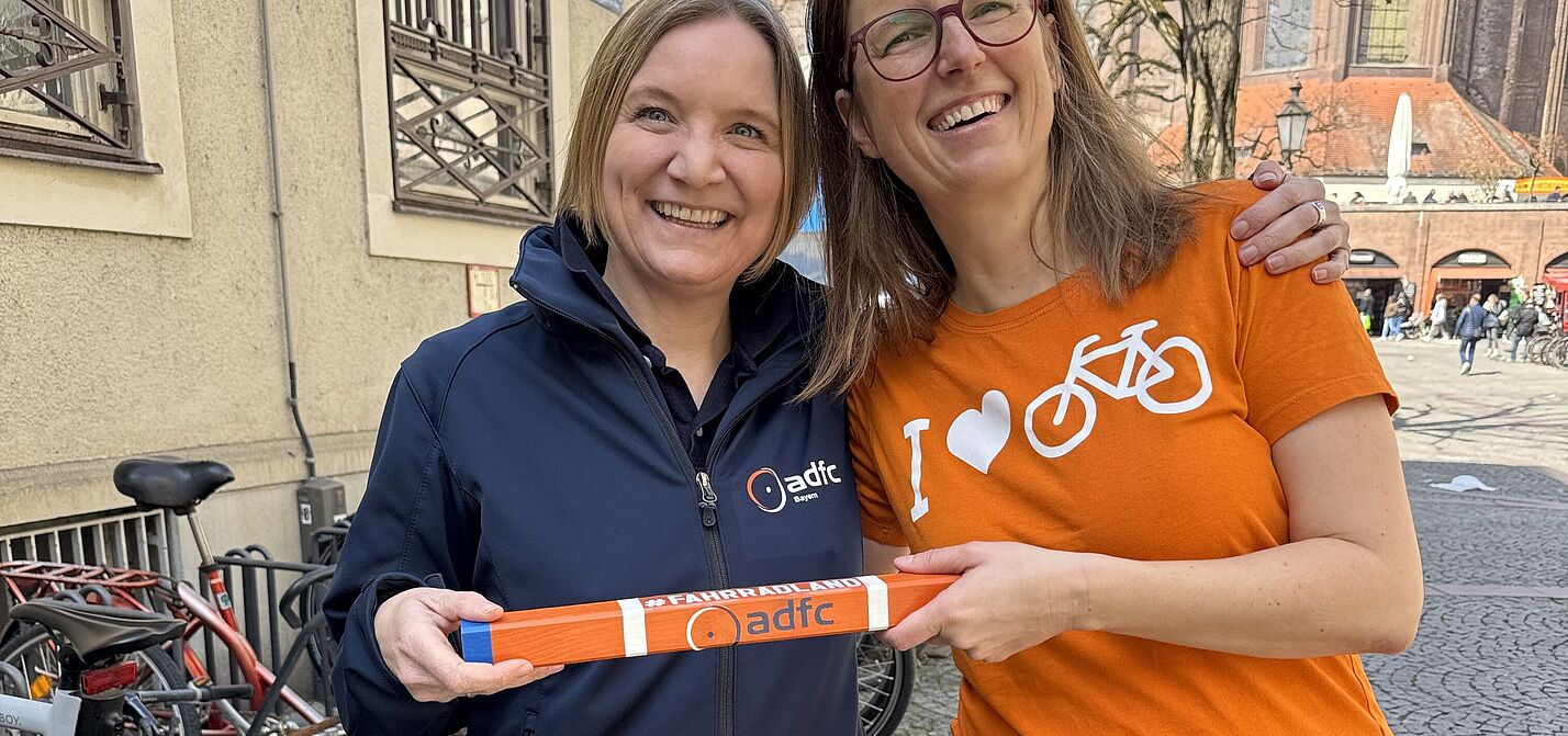 Staffelstabübergabe beim ADFC Bayern