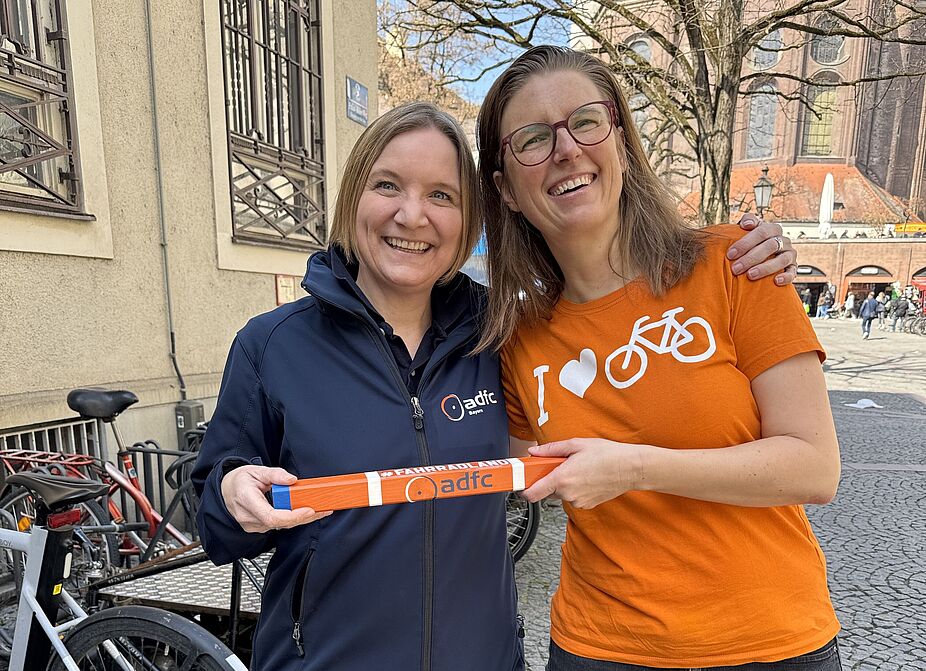 Staffelstabübergabe beim ADFC Bayern Staffelstabübergabe beim ADFC Bayern