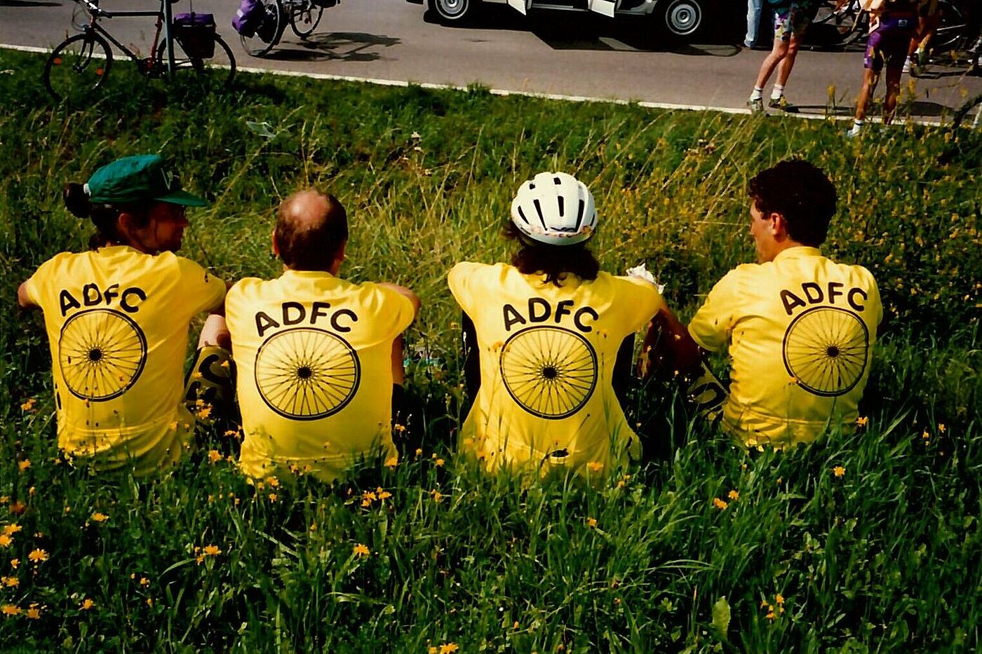 Verdiente Pause des ADFC-Teams während der 1. BR-Radltour