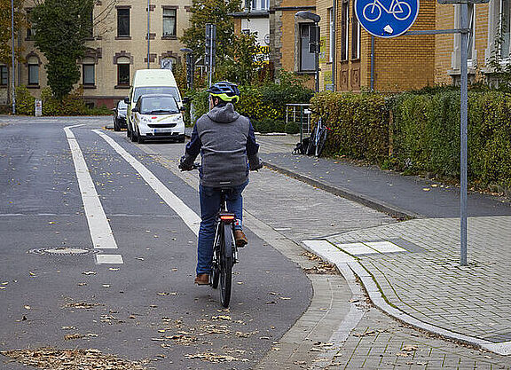 Radfahren im Herbst