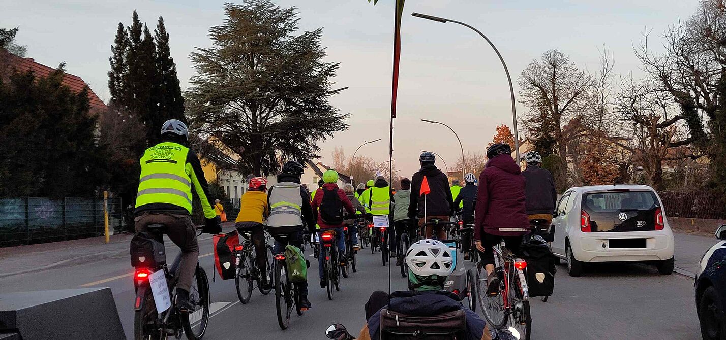 Demonstration Marienfelder Allee am 03. März 2025