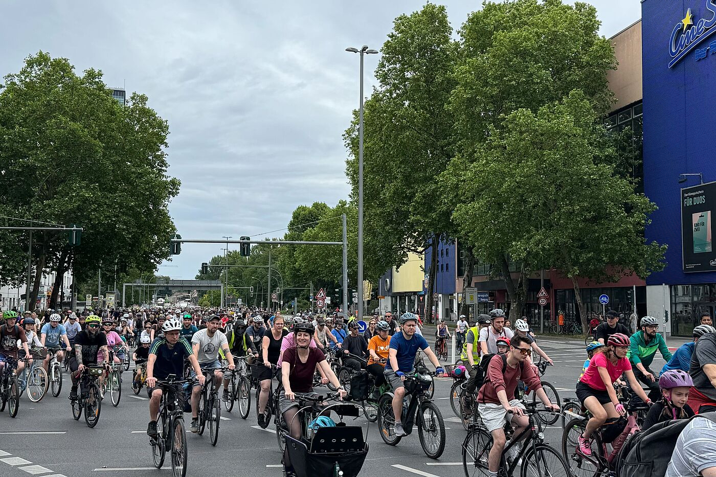 ADFC-Sternfahrt 2025 Radfahrende bei der ADFC-Sternfahrt