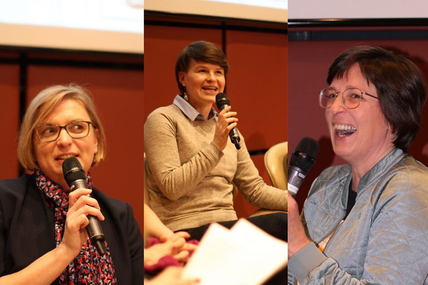 Nicole Grummini, Lara Eckstein und Hille Bekic zum Thema "Stadt für alle" Nicole Grummini, Lara Eckstein und Hille Bekic zum Thema "Stadt für alle"