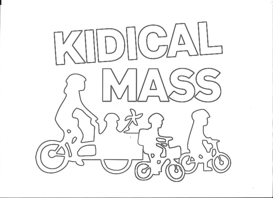 Ausmalbild Kidical Mass Logo Ausmalbild Logo Kidical Mass